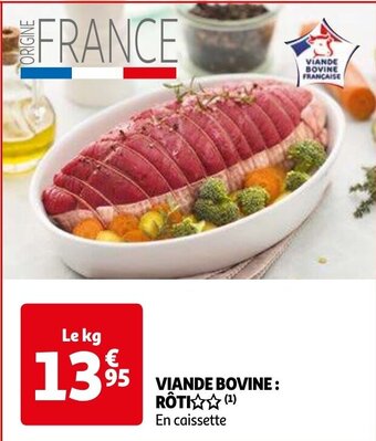 Auchan VIANDE BOVINE: RÔTI (¹) offre