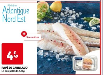 Auchan PAVÉ DE CABILLAUD offre