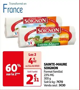 Auchan SAINTE-MAURE SOIGNON offre