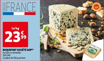 Auchan ROQUEFORT SOCIÉTÉ AOP(¹) offre