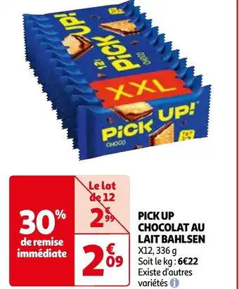Auchan PICK UP CHOCOLAT AU LAIT BAHLSEN offre