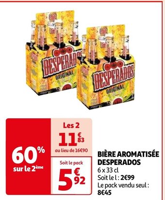 Auchan BIÈRE AROMATISÉE DESPERADOS offre