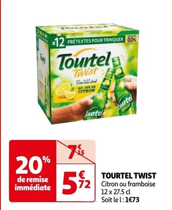 Auchan TOURTEL TWIST offre