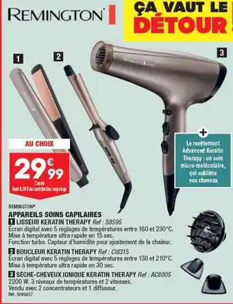 ALDI REMINGTON APPAREILS SOINS CAPILAIRES offre