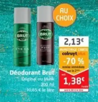 Colruyt Déodorant Brut offre