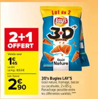 Carrefour Market 3D's Bugles Lay's offre