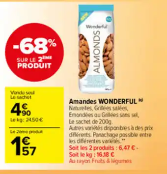 Carrefour Market Amandes wonderful offre