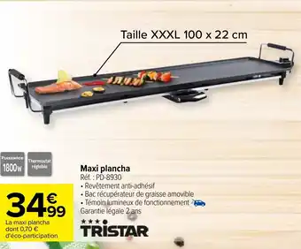 Carrefour Maxi plancha offre