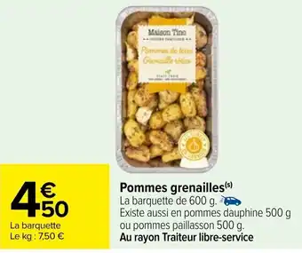 Carrefour Pommes grenailles (⁹) offre