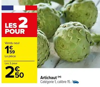 Carrefour Artichaut offre