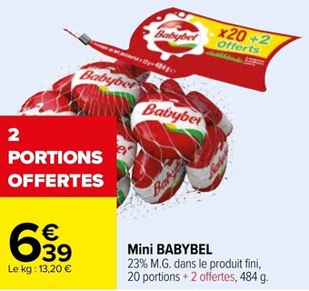 Carrefour Mini BABYBEL offre