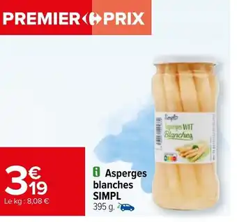 Carrefour blanches offre
