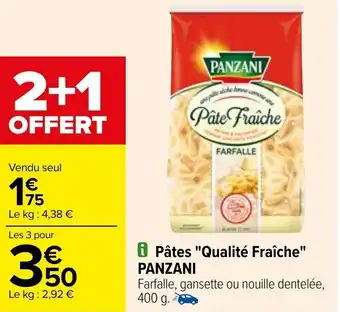 Carrefour PANZANI offre