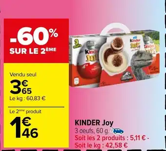 Carrefour KINDER Joy offre