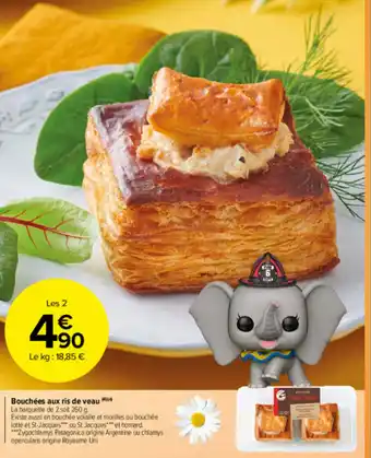 Carrefour Market Bouchées aux ris de veau offre