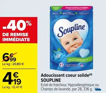 Carrefour Adoucissant coeur solide(d) SOUPLINE offre