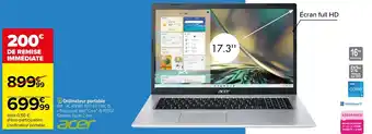 Carrefour Ordinateur portable offre