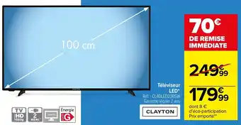 Carrefour Téléviseur LED* offre