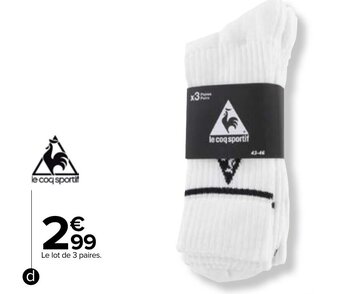 Carrefour Mi-chaussettes de sport homme offre