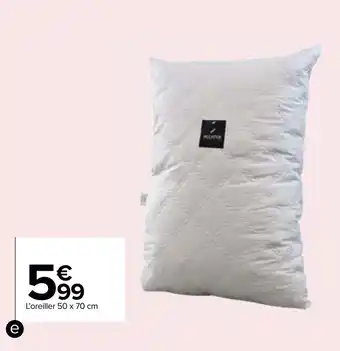 Carrefour Oreiller "memoire de forme" offre