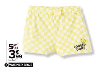 Carrefour Short fille offre
