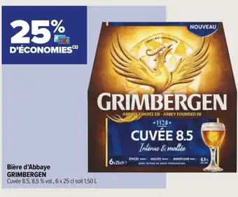 Carrefour Contact Bière d'Abbaye GRIMBERGEN offre
