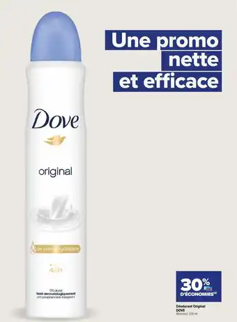 Déodorant Original DOVE Atomiseur, 200 ml