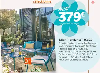 Jardiland Ecloz salon tendance offre