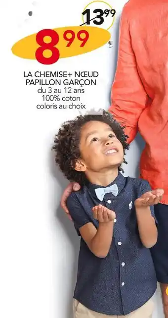 Gentleman farmer la chemise+ nœud papillon garçon