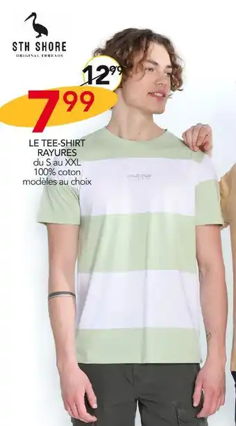 Stokomani Sth shore le tee-shirt rayures offre