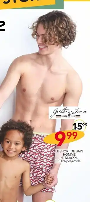Stokomani Gentleman farmer le short de bain homme offre