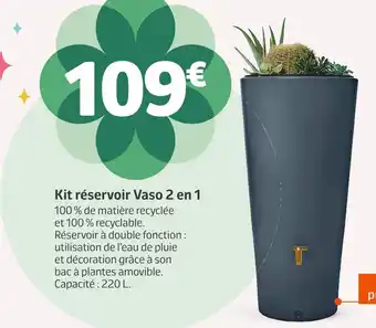 Kit réservoir vaso 2 en 1