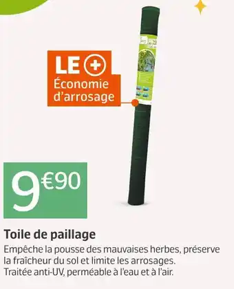 Jardiland Toile de paillage offre