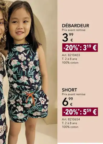 Takko Débardeur/short offre