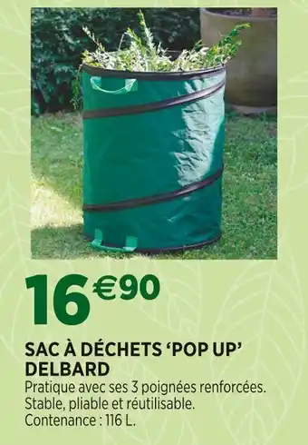 Delbard sac à déchets pop up
