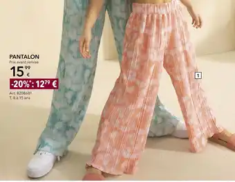 Takko Pantalon offre