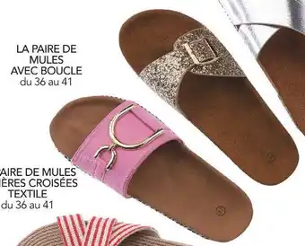 Stokomani La paire de mules avec boucle offre