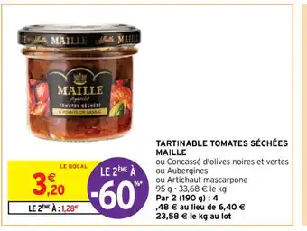 TARTINABLE TOMATES SÉCHÉES MAILLE