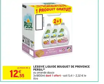 Intermarché Hyper LESSIVE LIQUIDE BOUQUET DE PROVENCE PERSIL (b) offre