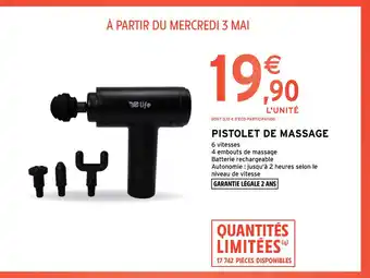 PISTOLET DE MASSAGE