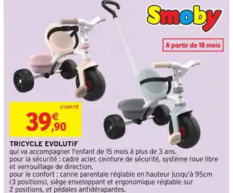 TRICYCLE EVOLUTIF