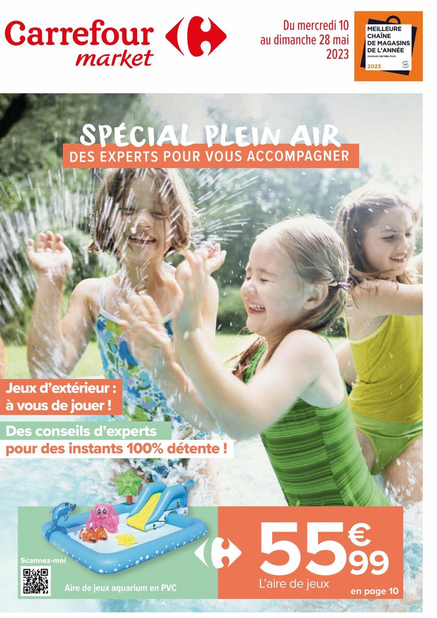 Carrefour Market Aire de jeux aquarium en PVC offre