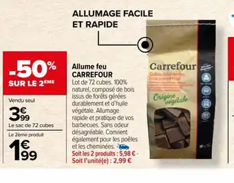 Carrefour Market Allume feu CARREFOUR offre