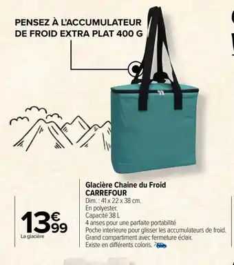 Carrefour Market Glacière Chaine du Froid CARREFOUR offre