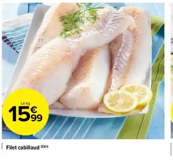 Carrefour Market Filet cabillaud (2)(n) offre