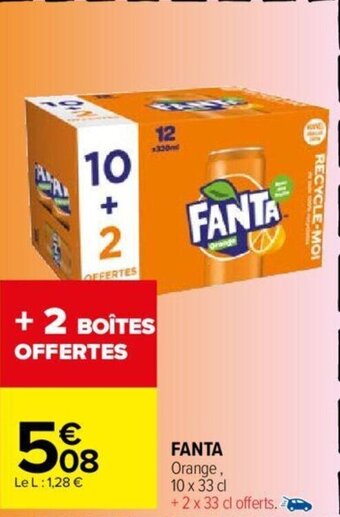 Carrefour Market FANTA Orange, offre