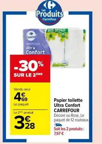 Carrefour Market Papier toilette Ultra Confort CARREFOUR offre