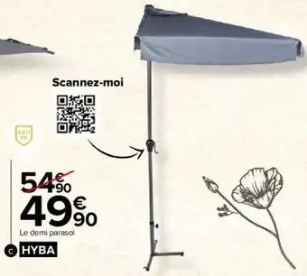 Carrefour Market Demi-Parasol Balcon offre