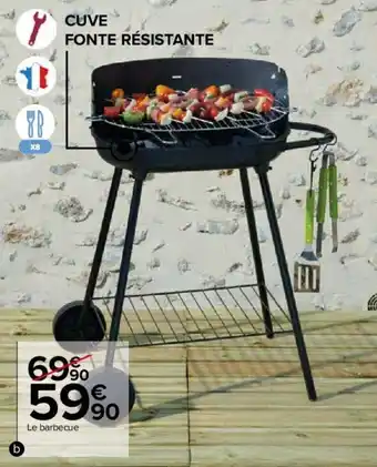 Carrefour Market Barbecue Charbon Santorin offre