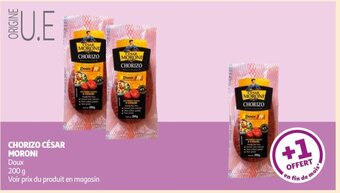 Auchan CHORIZO CÉSAR MORONI offre